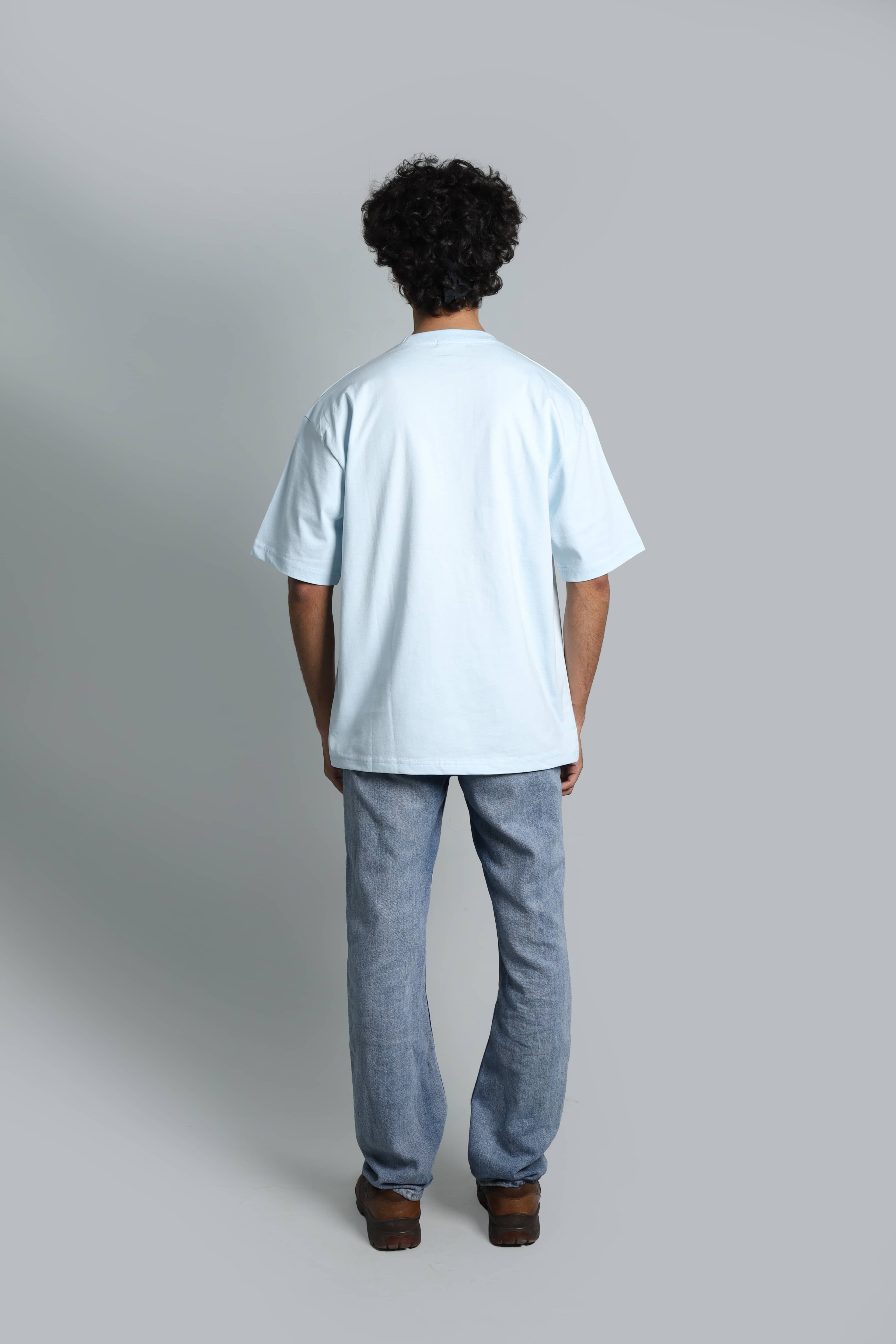ESSENTIAL SKY BLUE // BASIC OVERSIZED TEE