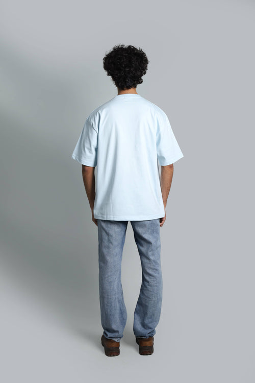 ESSENTIAL SKY BLUE // BASIC OVERSIZED TEE